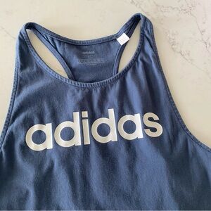 Adidas tank, blue, small